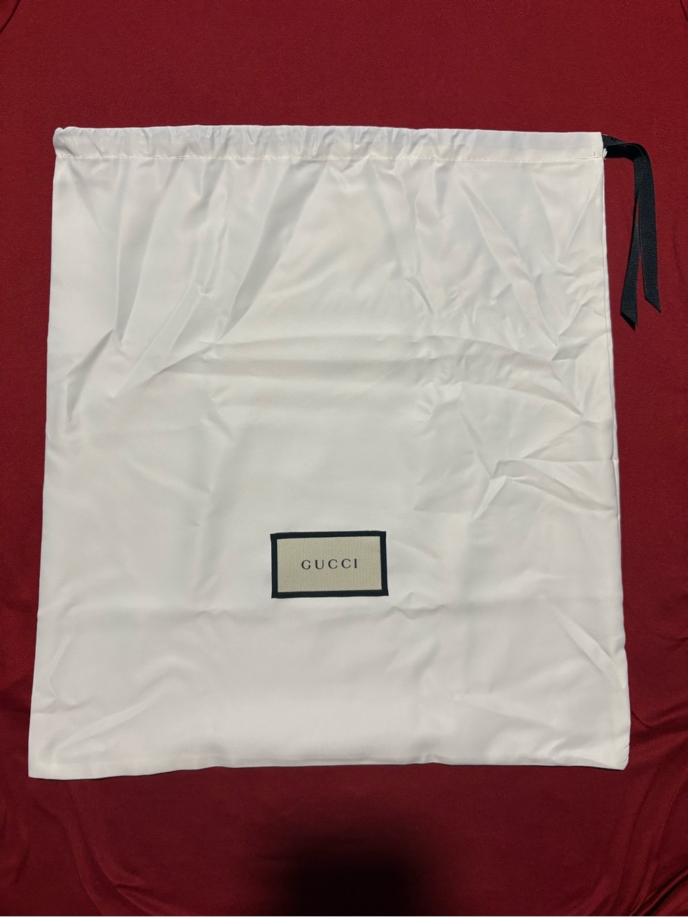 GUCCI  Drawstring Dust Bag 12”x12”